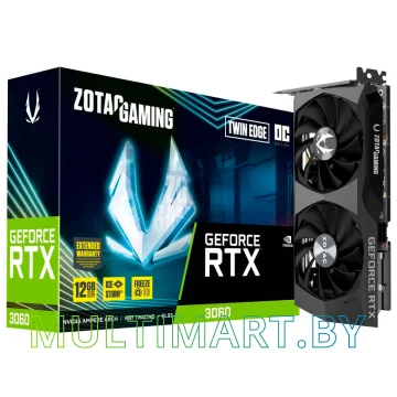 Видеокарта ZOTAC GeForce RTX 3060 Twin Edge OC 12GB GDDR6 (ZT-A30600H-10M) картинка 6